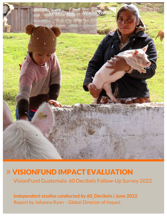 VisionFund Guatemala: 60 Decibels Follow-Up Survey 2022 