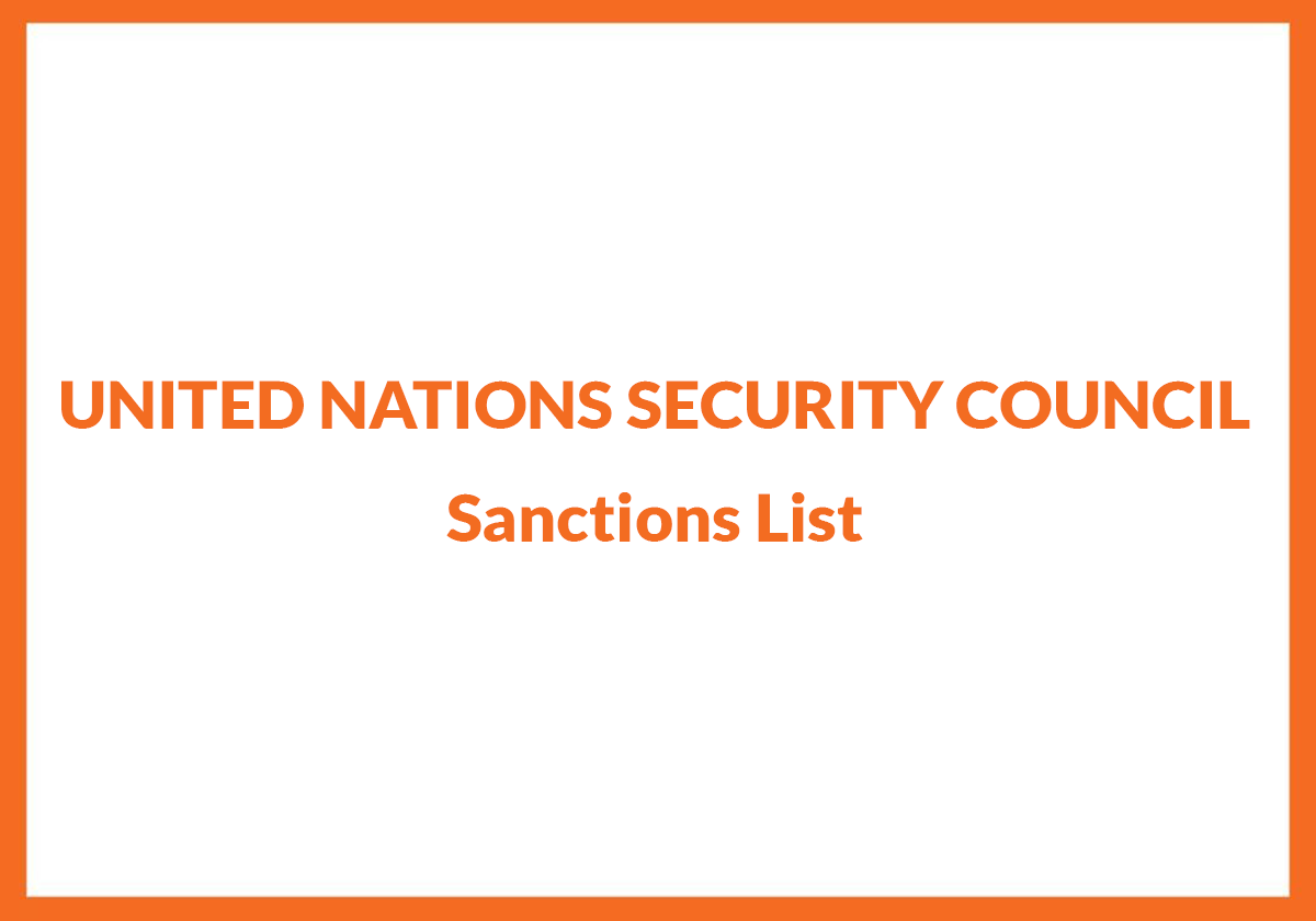 United Nations Sanctions List-Release Date 12 March 2025