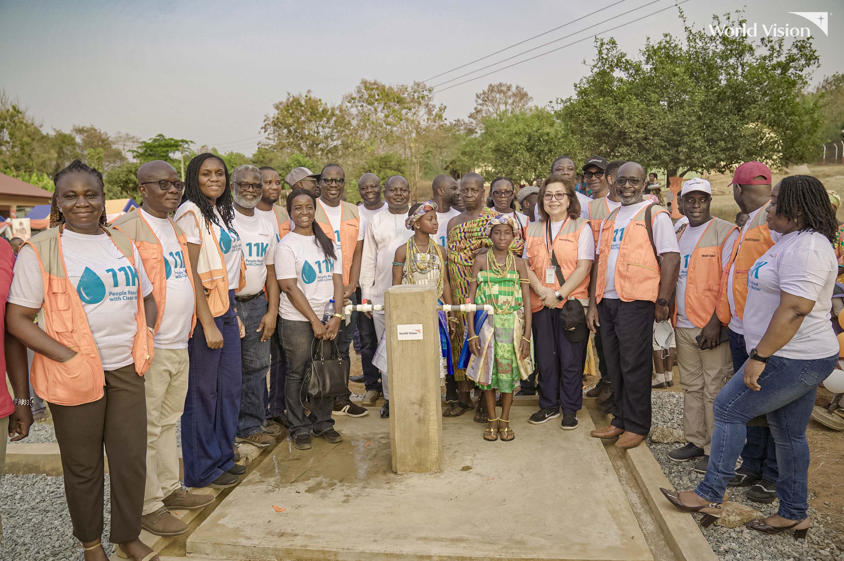 The Joint World Vision and VisionFund Ghana Field Trip to Fantseakwa AP.